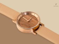 Forrest Ivory Wood Watch นาฬิกาหน้าปัดไม้เเท้ L