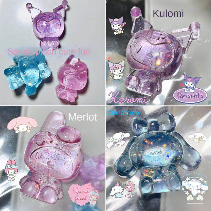 BoBoMother 2023 new toy Sanrio knead jelly wax homemade knead Rockulomi