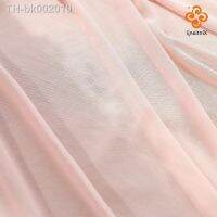 ◘☽ 45X150cm 4-way Stretch Soft Nude Pink Power Mesh Tulle Fabric By Half Yards for Sewing Clothes Backing Dress Wedding Clothing