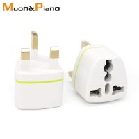 Universal EU US AU To UK Plug Travel Wall AC Power Charger Outlet Adapter Converter Socket England Singapore Malaysia Dubai HK Wires  Leads  Adapters