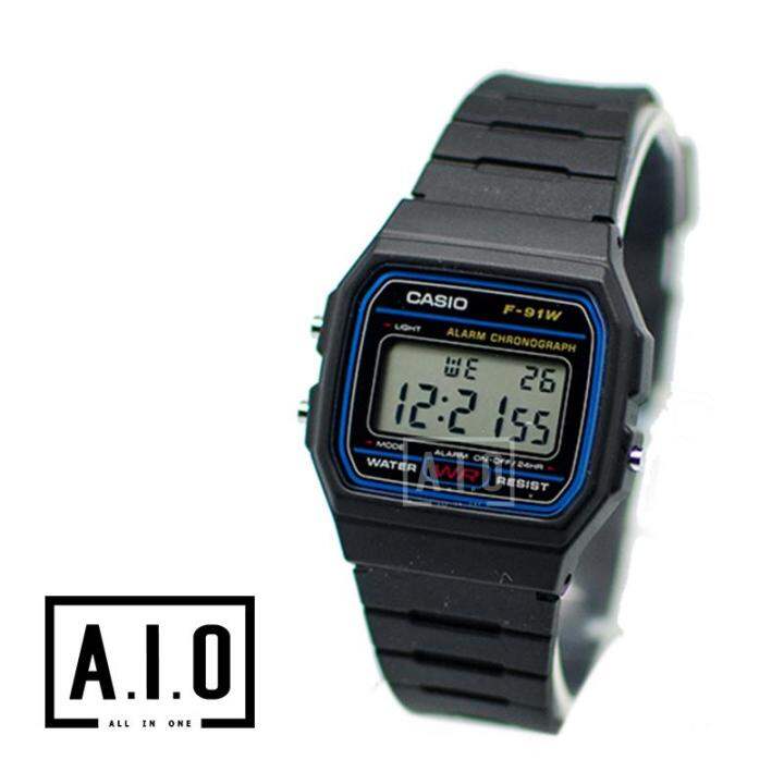 [100% ORIGINAL] Casio Men's Standard Digital Black Resin Band Watch ...