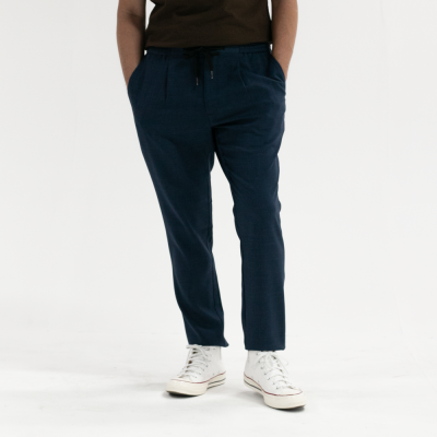 TAKEO KIKUCHI กางเกงขายาว POLYESTER WOOLINO EASY PANTS