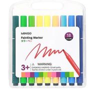 MINISO ILACMS Product Name: WM2158-18 Painting Marker 18 Colors สี ปากกามาร์คเกอร์