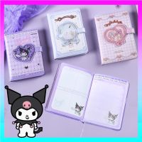 Youmylove Book A6 Pu Sanrio My Melody Kuromi สมุดโน๊ตภาพอนิเมะแผนผังหน้าสีบางๆหัวเข็มขัดแม่เหล็กอุปกรณ์การเรียนสำนักงานของขวัญ