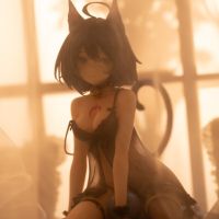 ZZOOI Anime Honkai Impact 2rd Figure Cat Tail Ear Seele Vollerei Action Figure Sexy Girls Pajamas PVC Model Doll Collection Kids Gifts