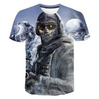 2023 NEW 3d Print T-shirt Call of Duty Modern Warface Popular Fps Shooting Game Streetwear Men Women Fashion t Shirt Sport Tees Tops Man fashion