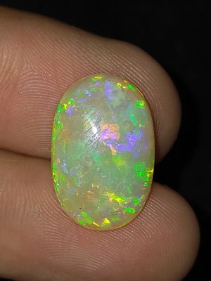 พลอย โอปอล ออสเตรเลีย ธรรมชาติ แท้ ( Free Certificate Natural Solid Crystal Opal Australia ) หนัก 6.07 กะรัต