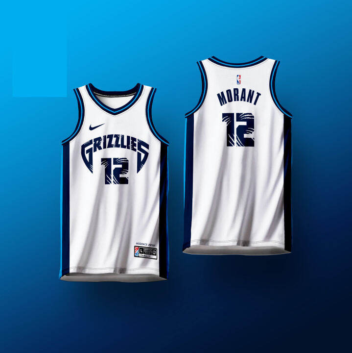 GRIZZLIES WHITE FULL SUBLIMATION JERSEY | Lazada PH