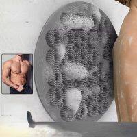 ✗◄☍ Exfoliating Shower Massage Scraper Bathroom Non-slip Bath Mat Back Massage Brush Silicone Foot Wash Body Cleaning Bathing Tool