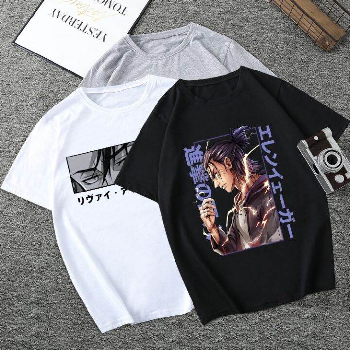 Attack on Titan Eren Final Shingeki No Kyojin Anime AOT Tshirt T