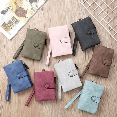 【JH】Leather Women Wallets Coin Pocket Hasp Card Holder Money Bags Casual Long Ladies Clutch Phone Purse 8 Color
