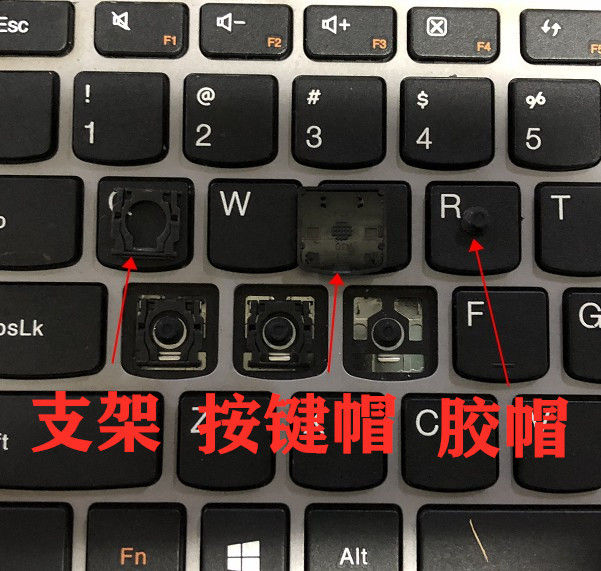 Lenovo ThinkPad S3 S2 X230 E450 T430 E580 Notebook Keyboard Cap Keycap ...