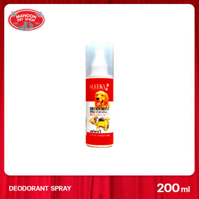 [MANOON] SLEEKY Deodorant Spray for Dog สลิคกี้ สเปรย์ระงับกลิ่นตัว 200มล.