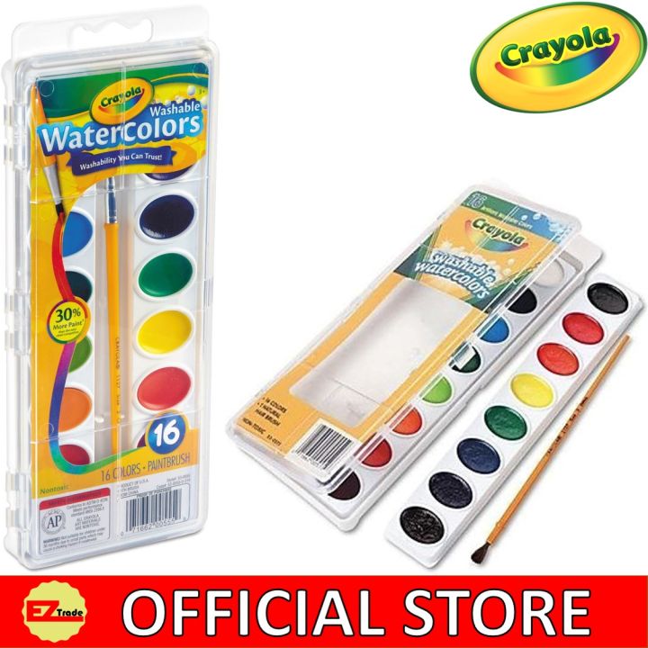 Washable Watercolors, 16 Count