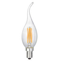 10pcslot LED Candle Bulb C35 C35L Vintage Lamp E14 220v Blub 2W 4W 8W 12W Filament Edison Light Glass Bulb Vintage Chandeliers