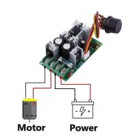 DC10-60V DC Motor Speed Regulator 12V 24V 36V 48V High Power Drive Module PWM Motor Speed Controller 20A Current Regulator-qeangshe