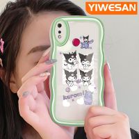 YIWESAN เคสสำหรับ Realme 3 Pro เคส3i Realme ลายการ์ตูนน่ารักคุโรมสีสันสดใสเคสโทรศัพท์แบบใสขอบเป็นลอนเคสนิ่มโปร่งใสป้องกันเลนส์กล้องซิลิโคนกล่องกันกระแทก