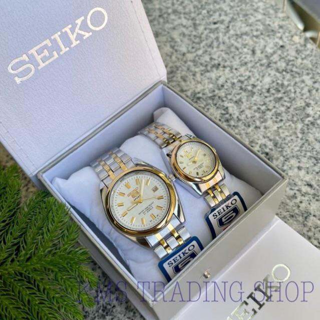 Seiko 5 automatic store two tone