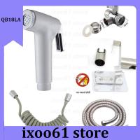 ixoo61 store White abs Handheld bidet faucet spray Shower Head Bathroom Toilet sprayer Water Saving Bathroom Cleaning shower douche
