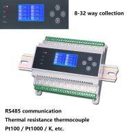 PT100เทอร์โมคัปเปิล K-Type หลายช่องทางแยก8-32ช่องโมดูลการเก็บอุณหภูมิฉนวนกันความร้อน RS485ขายดีที่สุดรับประกัน