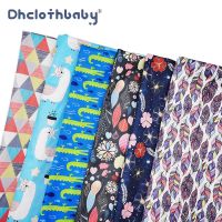 Washable Waterproof TPU Handmade Polyester Fabric Printed PUL Material for High Quality Cloth Diaper Menstrual Pads DIY Sewing