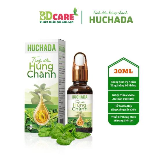Tinh dầu húng chanh huchada - 30ml - ảnh sản phẩm 1