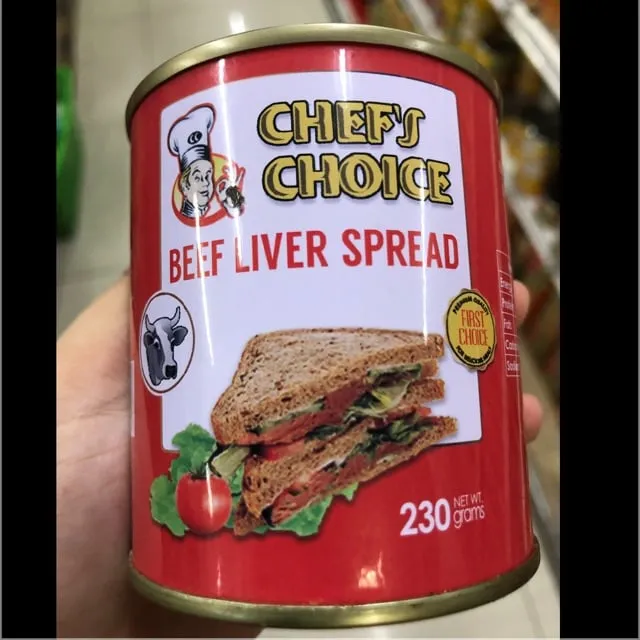 CHEF'S CHOICE Beef Liver Spread 230 grams Lazada PH