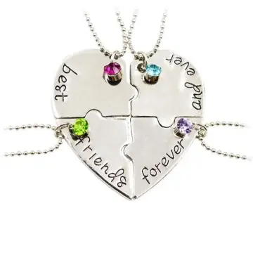 2/3/4/5/6 Piece Heart Puzzle Piece Necklace Set - China Necklace and  Unicorn price | Made-in-China.com