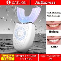 ↂ✟ Sonic Electric Toothbrush 360 Ultrasonic Toothbrushes USB Rechargeable Tooth Brush For Adults Teeth Whitening Heads Set 4 Modes