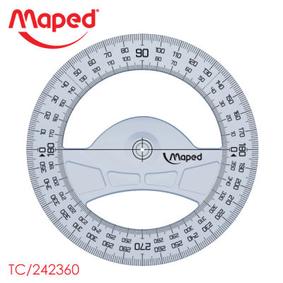 Maped (มาเพ็ด)ไม้โปร 360 องศา 12 cm. Graphic Maped รหัส TC/242360