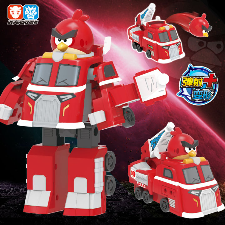 original-angry-birds-2-catapult-transform-vehicleman-deformation-robot-car-red-chuck-action-figure-ของเล่นเด็กของขวัญ
