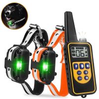 Waterproof Dog Training Collar Dogs Light Trainings Collar For Small Medium And Large Dogs Anti Barking Deterrents Device