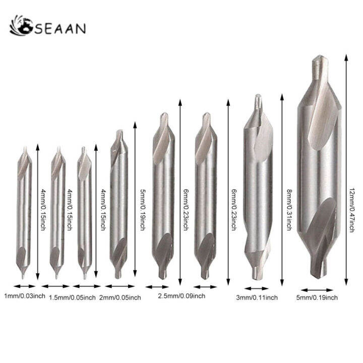 hss-ชุดบิตเจาะรูตรงกลางแบบรวม60องศา1-0มม-1-5มม-2-0มม-2-5มม-3มม-4มม-5มม-6มม-หัวเจาะโลหะ