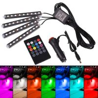 ไฟ LED RGB 12V ไฟ LED สร้างบรรยากาศแถบไฟควบคุมด้วยเสียงระยะไกลสำหรับตกแต่งภายในมีสไตล์แถบไฟ