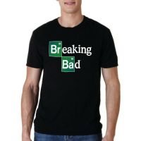 New เสื้อยืดพิมพ์ลายโลโก้ Breaking Bad  Tv Drama สําหรับผู้ชาย sale  A8KL