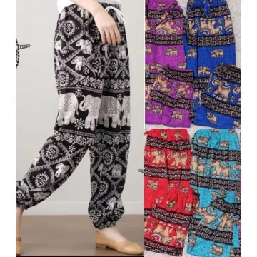 BOHEMIAN JOGGER /SUMMER TRENDY JOGGER ELEPHANT PRINT/ PANTS/ PAJAMA/  THAILAND