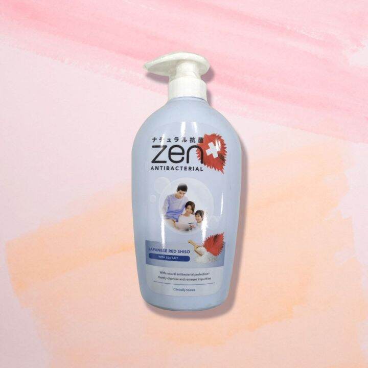 ZEN ANTIBACTERIAL BODY WASH SHISO & SEA SALT 500 ml Lazada Indonesia