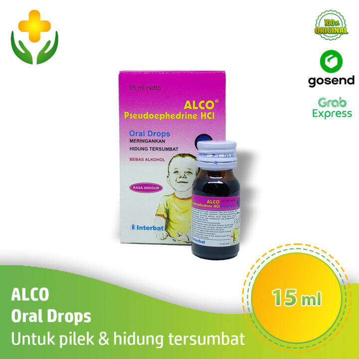 Alco Oral Drops 15 ml Obat Pilek Bayi Alco Drops | Lazada Indonesia