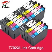 ตลับหมึก T702รองรับสำหรับ Epson 702XL ตลับหมึก702 XL ตลับหมึกสำหรับ EPSON พนักงาน Pro WF-3720 WF-3725 DWF