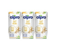 Alpro Oat Milk Original ข้าวโอ๊ต ยูเอชที ออริจินอล  3 x 180ml