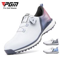 PGM Men Golf Shoes Waterproof Anti-side Slip Knob Shoelaces Mens Sports Shoes Soft Bottom Comfortable Sneakers XZ210