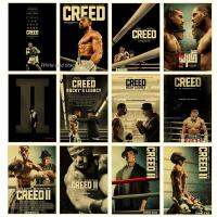 Creed Series ยิมโปสเตอร์ส่วนบุคคลคราฟท์ผ้าใบพิมพ์ภาพศิลปะสำหรับตกแต่งผนังในห้องนอนครอบครัว