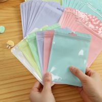 【CC】 10Pcs Transparent Jewelry Pouches Anti-Oxidation Zip Lock Storage for Earring Necklace Display