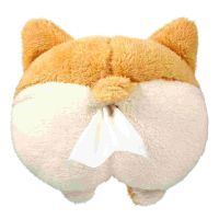 Corgi Tissue Dispenser Sun Visor Napkin Holder Multifunctional Storage Box Tabletop Accessories Car Cute Tissue Holders