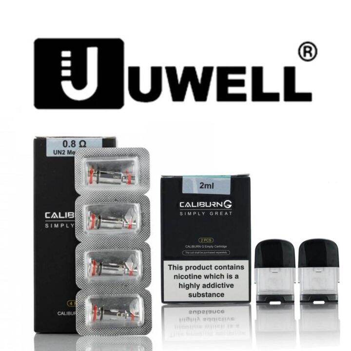 Caliburn Coil Uwell Caliburn G Replacement Coils (0.8 Ohm) - Pack Of 4,  Fits Caliburn G/G2/GK2 & Koko Prime Pods