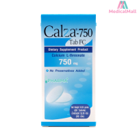 CalZa แคลซ่า แคลเซียม แอล- ทรีโอเนต 750 mg.ชนิดเม็ด 60 เม็ด [MMDD]