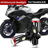 1X สำหรับ Yamaha XJ6รถจักรยานยนต์ H4 LED เลนส์ไฟหน้า Rfit อุปกรณ์เสริม High Low Beam Cafe Racer Enduro HS1 9003 Moto ด้านหน้าโคมไฟ