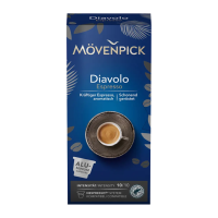 โมเว่นพิค กาแฟ เดอาโวโล่ เอสเพรสโซ่ 10 แคปซูล - Coffee capsules Diavolo Espresso Movenpick 10 capsules