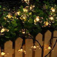 Yard Party Decor 16ft 20LEDs สนามหญ้ากันน้ำกลางแจ้งสวน Solar Light String