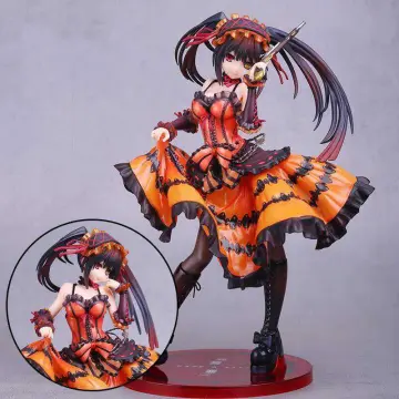 20cm Date A Live Anime Figure Black Dress Casual Wear Kurumi